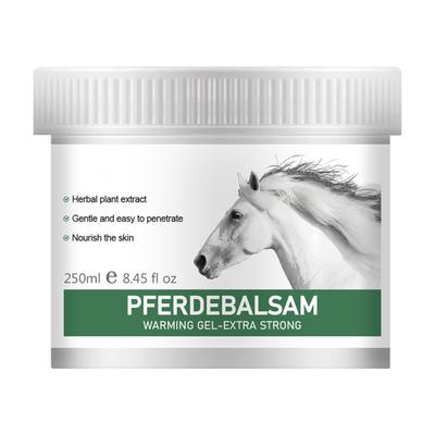 Массажный крем с конским каштаном для шеи, плеч, суставов, мышечного напряжения, согревающая мазь для талии 250 мл