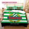 Rapid Wien Комплект постельного белья с рисунком Одеяло Декор для дома Подарок (1 пододеяльник + 2 наволочки без наполнителя)