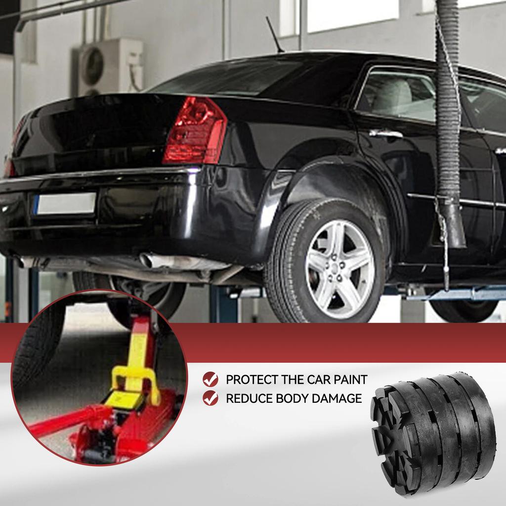 4 шт. резиновые накладки на домкрат для автомобиля, диаметр 125 мм, резиновая накладка на раму, защитный адаптер, аксессуары для домкратного инструмента