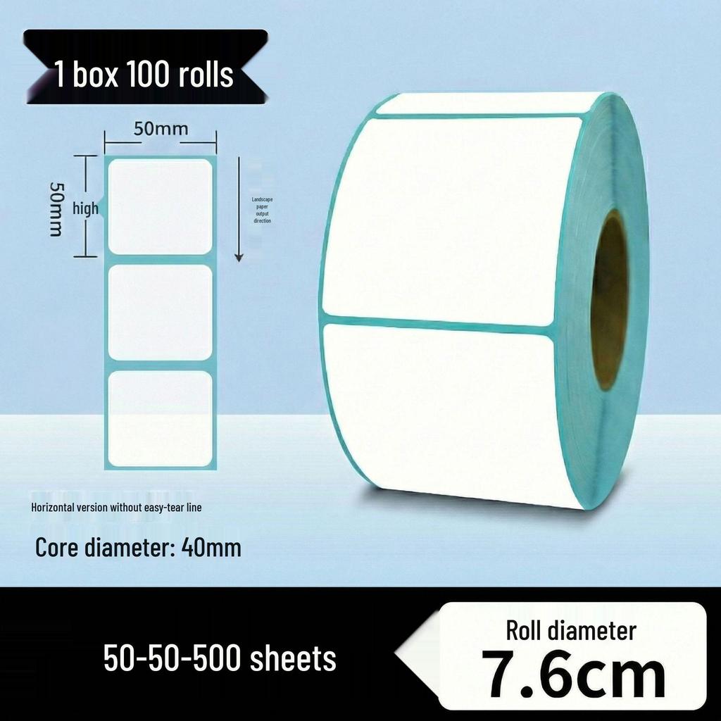 Прочная самоклеящаяся термоэтикетка для накладных ePacket, 100x150 мм