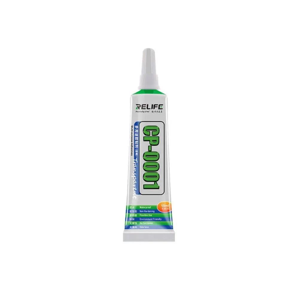 15/50ML Universal Adhesive Repair Border Glue Liquid Glue CP-0001 CP-0002 Transparent Black Quick drying Traceless Repair Tools
