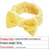 European & American Bow Flannel Hair Band - Wide Edge, Women's Face Wash Headband