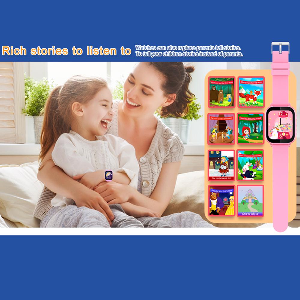 Детские игры, умные часы, камера, музыка, фонарик, шагомер, отслеживание привычек, детские умные часы для мальчиков и девочек, подарки