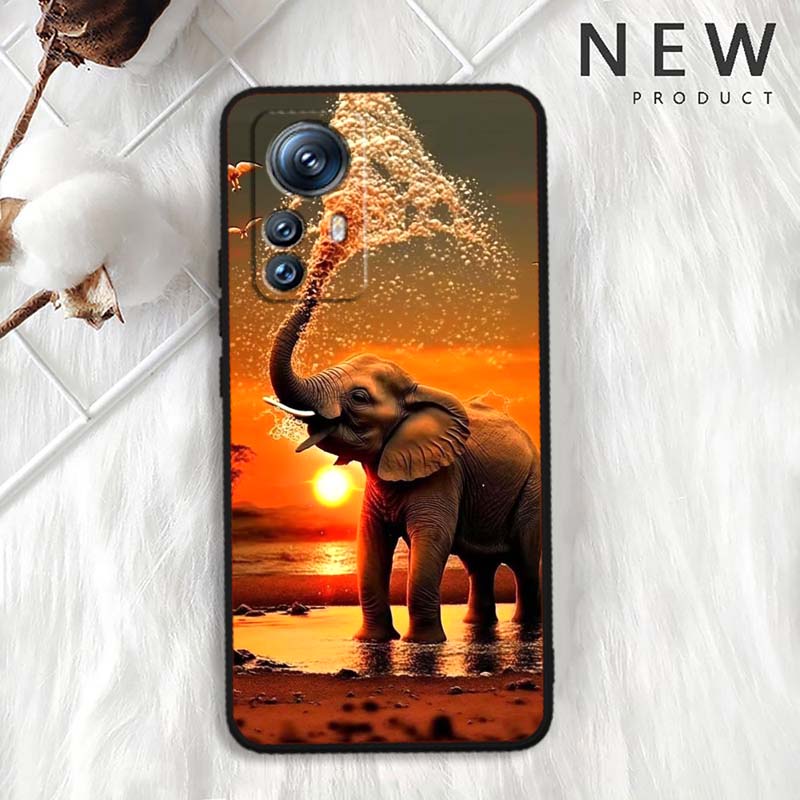 Мультяшные Аниме Животные Для Xiaomi Mi 15 14 13 13T 12 12T 12S 11 11i 11T Pro Ultra Lite 5G Черный Мягкий Чехол Для Телефона