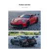1/32 Porsche 911 GT3 RS Металлическая литая модель гоночного автомобиля Коллекция Хобби Декоративные Миниатюрные Украшения Звук Свет Игрушка Подарок для Друзей