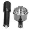 51mm Coffee Portafilter Zinc Alloy Coffee Bottomless Portafilter 3 Ears with Handle for DONLIM