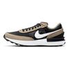 Nike Waffle One Спортивная мода Универсальная Амортизирующая Прочная Дышащая Низкий верх Повседневная обувь Детские кроссовки Черный Коричневый DC0481-007