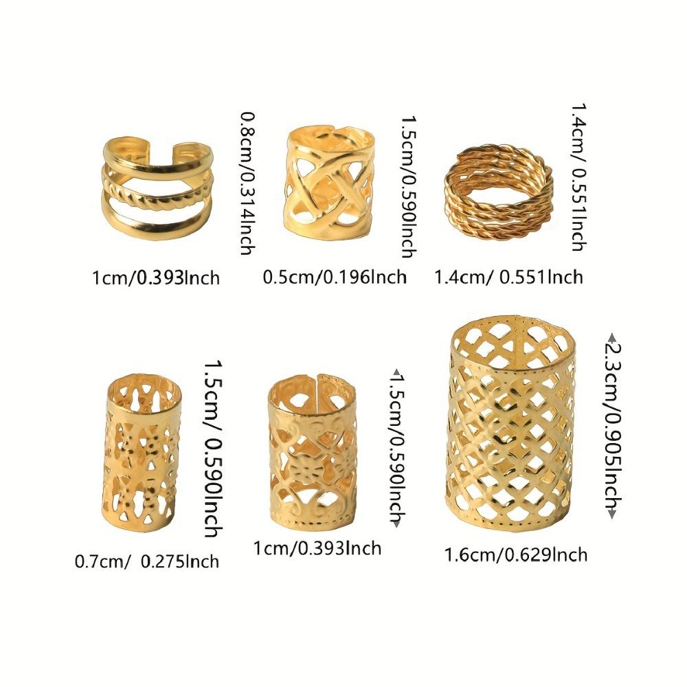 90 шт., плетение волос, полые кольца для волос, металлические зажимы для волос, трубочки для косичек, дреды, бусины, декор