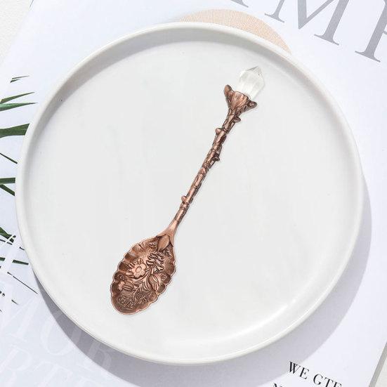 Твердая кофейная ложка, пищевая посуда из цинкового сплава