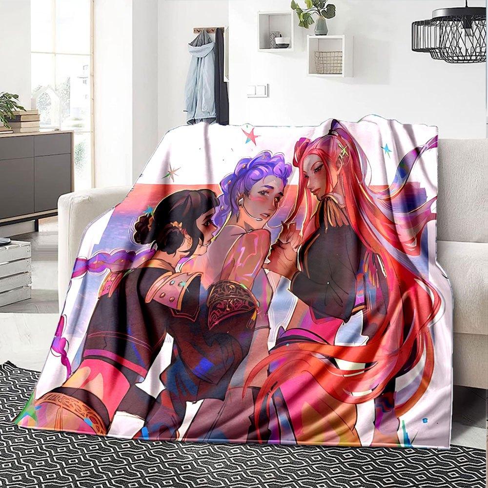 1pc hunter x (13) Blanket Soft Warm Throw for Home, Office, Travel All Season Cozy Bedding Gift, Office Cozy AccessoryB1