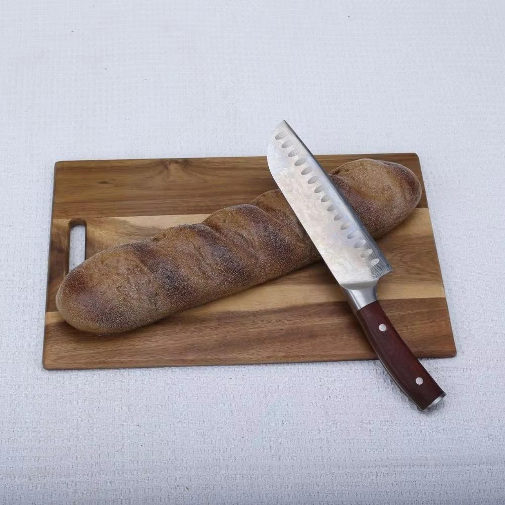 Разделочные доски из массива дерева прямоугольной формы, утолщенный разделочный блок, поднос для готовой еды, кухня