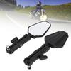 2Pcs Motorcycle Rearview Mirror Direct Replace Sturdy Aluminum Alloy