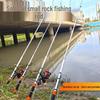 Ультракороткий набор удочек для морской рыбалки с мягким хлыстом – Высокая чувствительность для ловли с берега, плота или моста.