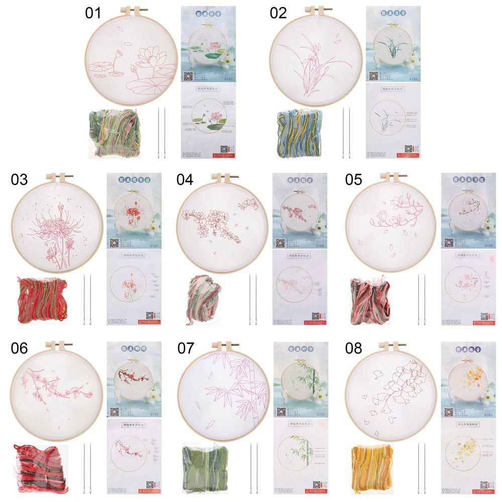 Инструменты для начинающих рукодельниц DIY Ручная вышивка Вышивка крестом Набор для вышивания Пяльцы для вышивания