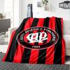 Clube Atlético Paranaense Print Flannel Blanket High Quality Warm Comfortable Cover for All Seasons Perfect for Gifts Home Decor