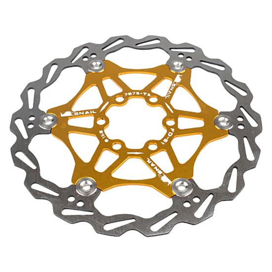 Bicycle Brake Disc Practical Heat Dissipation 6 Bolt Pattern Stainless Steel Disc Brake Rotor Outdoors Supplies