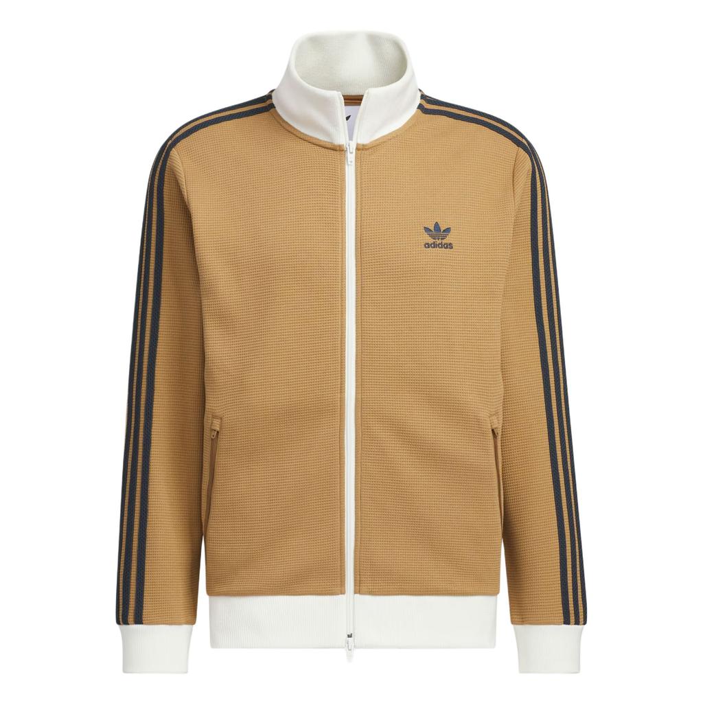 Adidas Originals Track Top Comfortable Long Sleeve Jacket Unisex Jackets Desert-Brown KB8952
