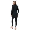 3 Pcs Muslim Swimwear Islamic Women Swim Costume Modest Full Cover Swimming Burkini