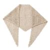 Solid Color Triangle Wrap Hollow Out Lady Shawl Flower Fashion Lace Scarf  Women