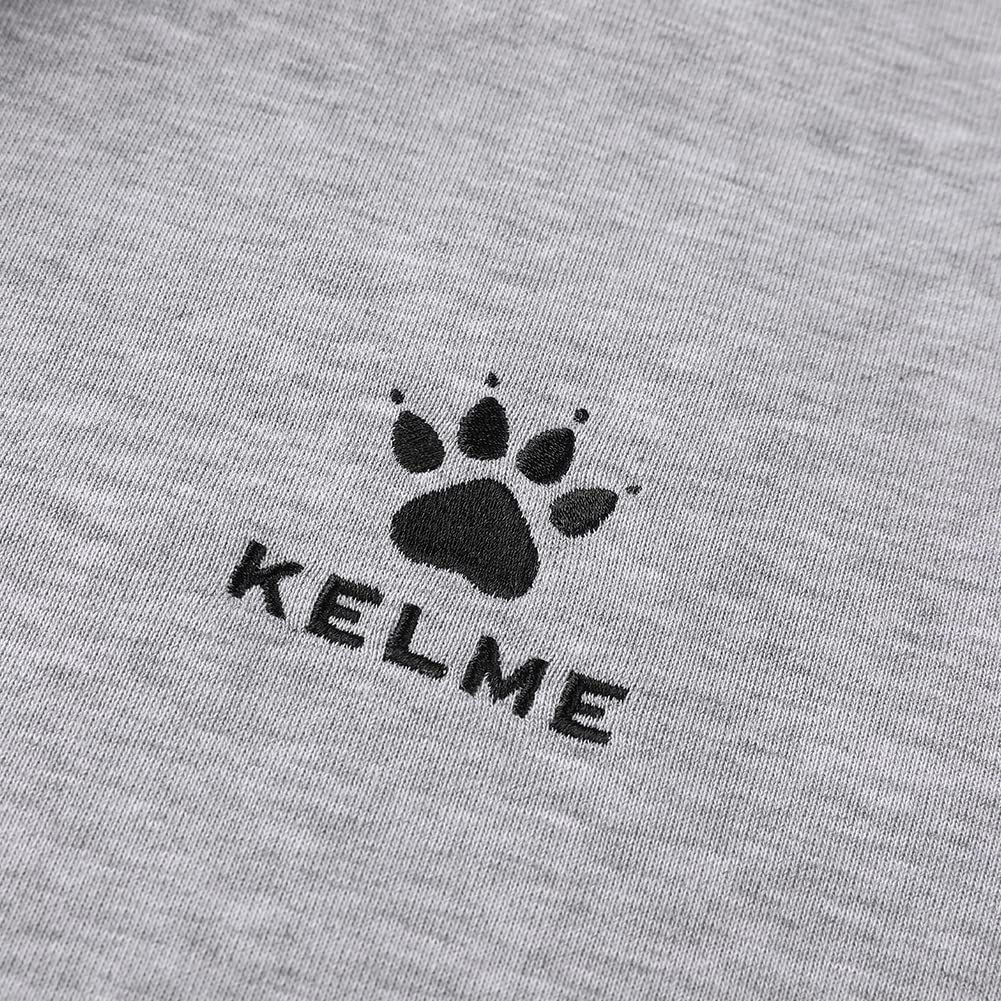 Футбольная Тренировка Фитнес Повседневный Размер [Kelme] Толстовка на молнии, Куртка, Свитшот, (Грей, С.)