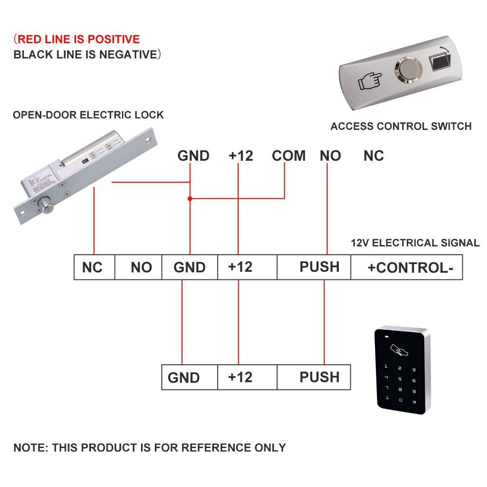 Waterproof Push to Exit Button DC 12V Door Opening Switch Professional Access Control Button Gate