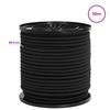 Bungee Cords with Hooks 4 mm Black PP and Rubber