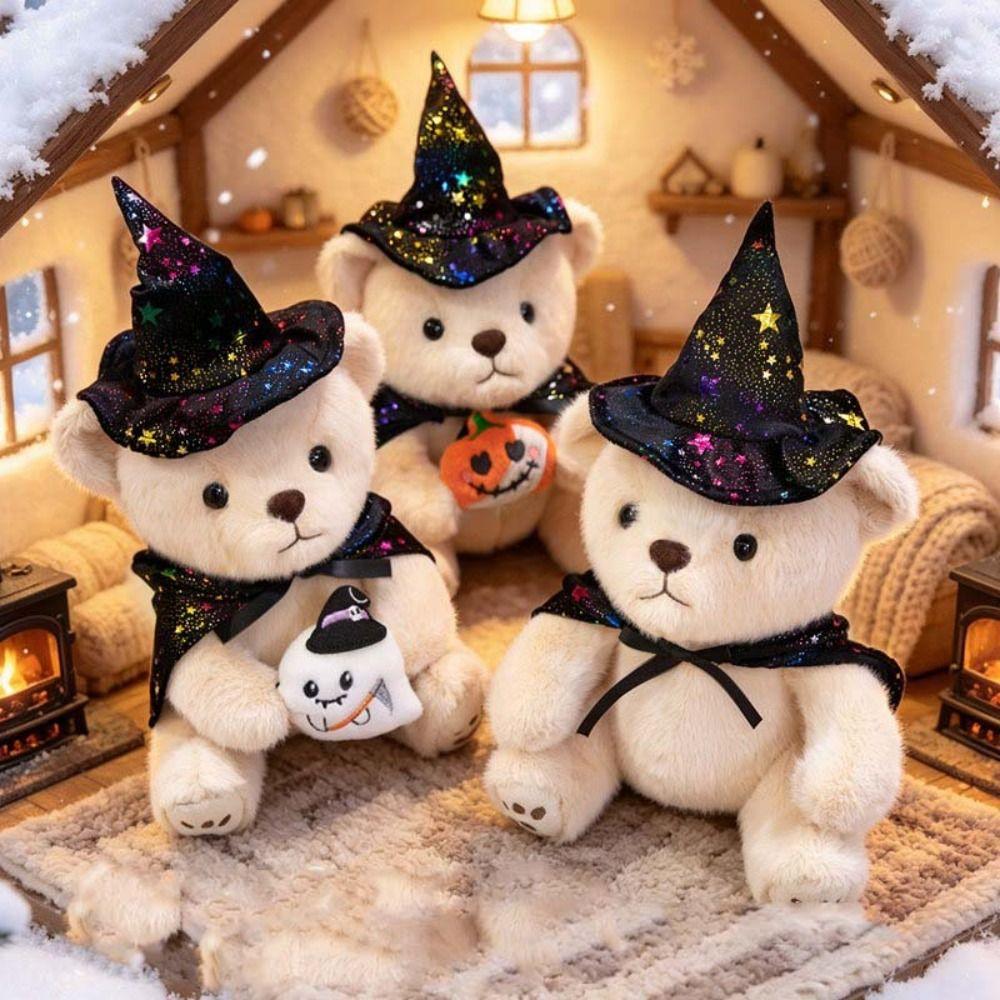 Kawaii Little Bear Plush Toy PP Cotton Bear Plush Doll Halloween Plush Doll Birthday Christmas