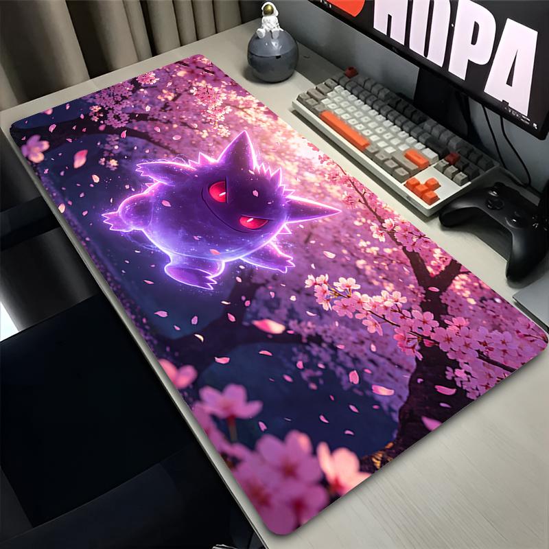 Mouse Pad Pokemon Esports Gamer Keyboard Mat Computer Acessories Gaming Non Slip Desk Mat sakura Gengar Mousepad Home Desk Decor