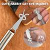 Набор магнитов для ногтей «Кошачий глаз» Нейл-арт «Кошачий глаз» 3D Магнит в форме кролика Железная проволока для создания форм кролика на ногтях Аксессуары