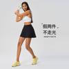 Летняя спортивная юбка-шорты с эффектом двойки для женщин, скрывает бедра и подчеркивает стройность благодаря подкладке, теннисная юбка, охлаждающая, быстросохнущая, юбка для йоги D
