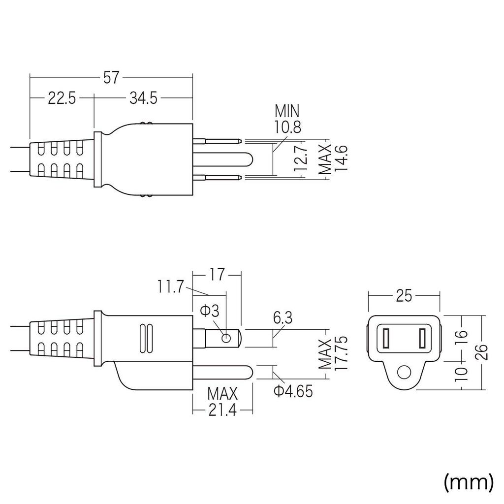 SANWA SUPPLY Construction Site Tap (3-Pin, 8 Outlets, 3m) TAP-KS8-3 Gray