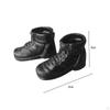 1:6 Scale Low Heel Boots Shoes Miniature Soldier Costume Casual Retro Work for 12'' Female