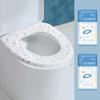 10 шт. одноразовые чехлы на сиденья для унитаза с изысканным узором, высокоэластичные, универсальные, подходят, простая установка, для путешествий, чехлы на сиденья Closestool
