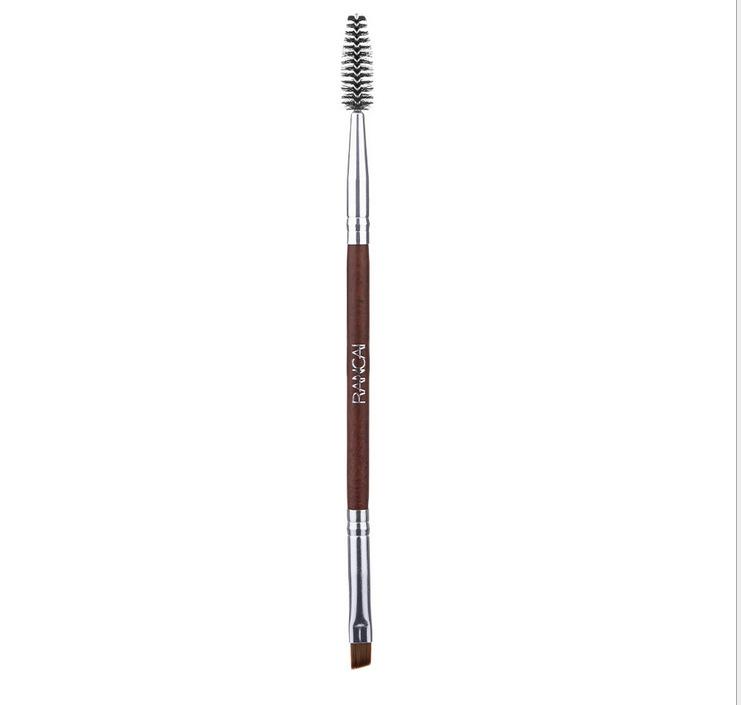New E03 Pony Hair Eyeshadow Brush Soft Makeup Brush Smudge Brush Oblique Eyebrow Brush Double Head Eyelash Brush