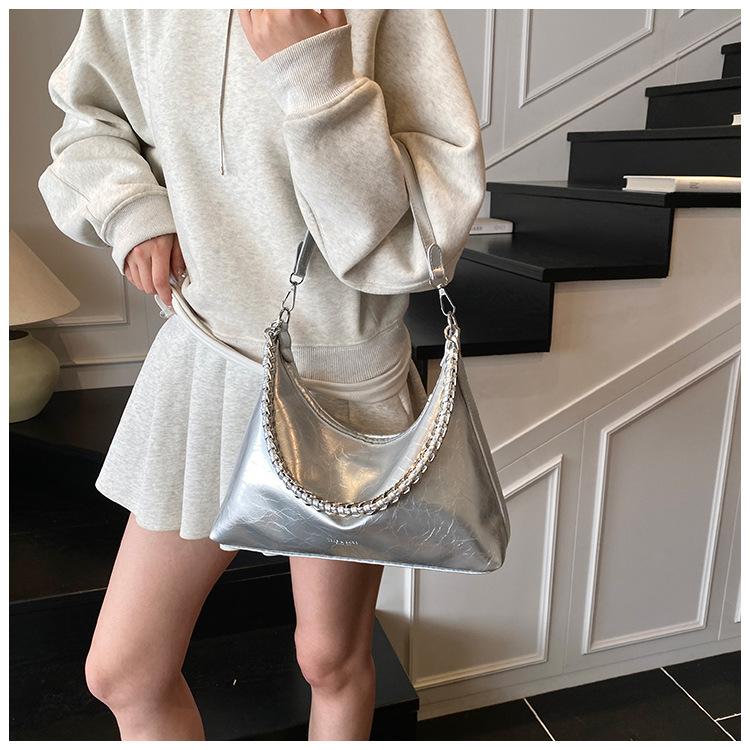 Сумка-тоут под мышкой женская для поездок на работу, большая вместительная на плечо, новая текстура, весенне-летняя сумка-мессенджер