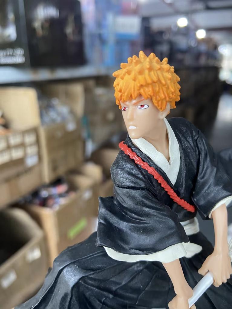 18.5 см Аниме BLEACH Кучики Рукия Фигурка Действия Коллекционная Модель Игрушки Японские Куклы Настольные Украшения ПВХ Стоячие Фигурки