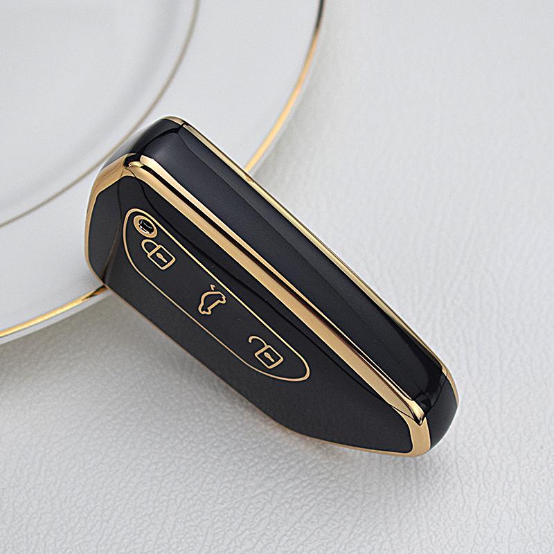 Чехол для дистанционного ключа из ТПУ для автомобиля, брелок для VW Volkswagen Golf 8 2020, Skoda Octavia A8 2021, защитные аксессуары для SEAT Leon MK4