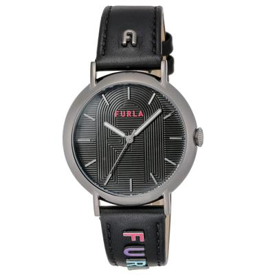 Часы FURLA EASYSHAPE Черный циферблат Нержавеющая сталь Кварцевые часы Ювелирный аксессуар WW00023023L7 37,5 мм Женские [Товар]