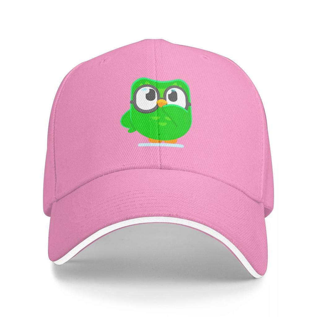 Кепки-бейсболки Snapback с принтом совы Duolingo Duo, дышащие, повседневные, кепки, для улицы, унисекс