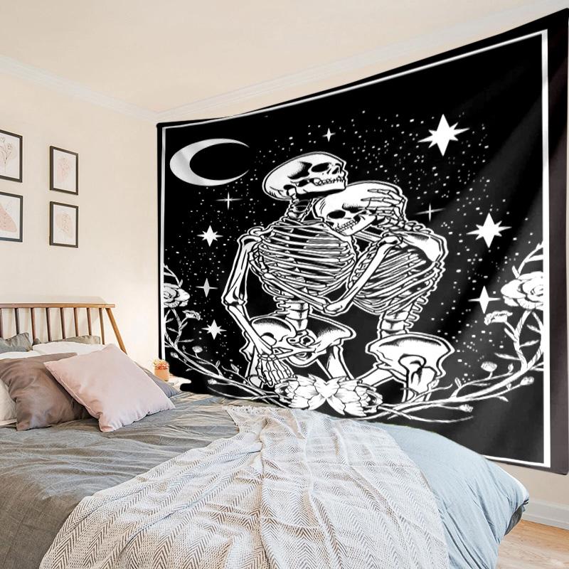 Day Of The Dead Celebration Tapestry Room Decoration Wall Hanging for Living Room Bedroom, dormitory, Birthday and Christmas gifts