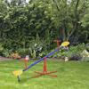Children s Seesaw Swing For Ages 3 To 8 Rotating 360 Degree Pivot With 4 Legs And Handles 184 X 76 X 71 Cm Multicolor