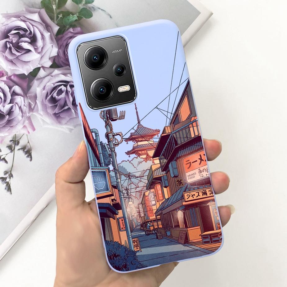 Чехол для Xiaomi Poco X5 Pro Милый Модный Мультяшный Чехол Мягкий Силиконовый Чехол для Телефона Для Xiaomi Poco X5 PocoX5 Pro 5G Задняя Крышка Сумки