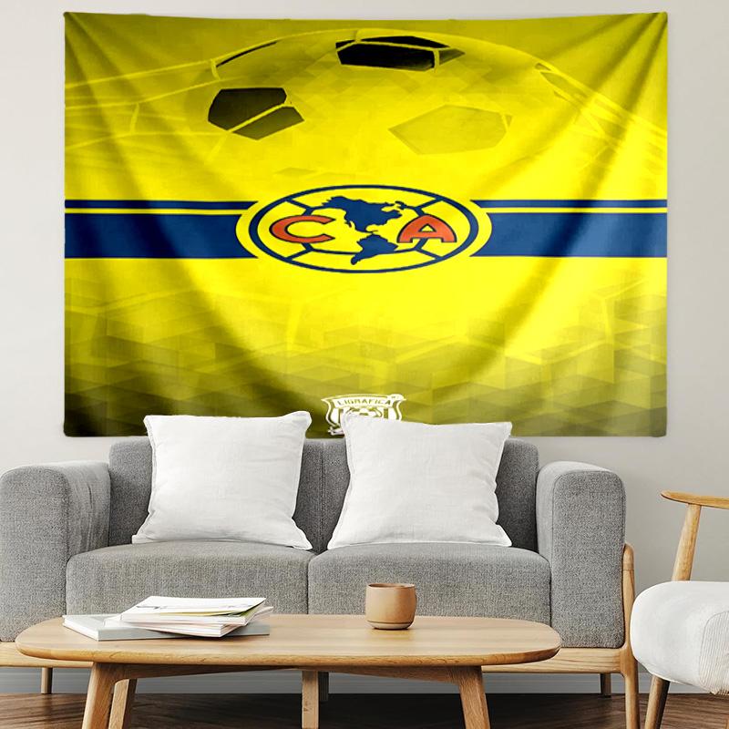 Club America Print Tapestry, Lightweight Wall Hanging, for Bedroom, Dorm, Living Room, Home Art Decor, Birthday Christmas Gift for Friends