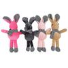 Korean Velvet Souvenir Gift Box: Wishing Rabbit Plush Toy & Candy Holder