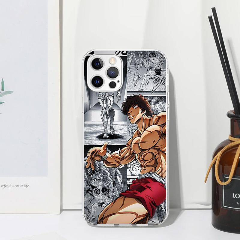 Baki the Grappler Original Anime Phone Case For Iphone 17 Air 16 15 Plus 16E 14 Pro Max 13 Mini 12 11 7 8 SE Fundas Soft Back Co