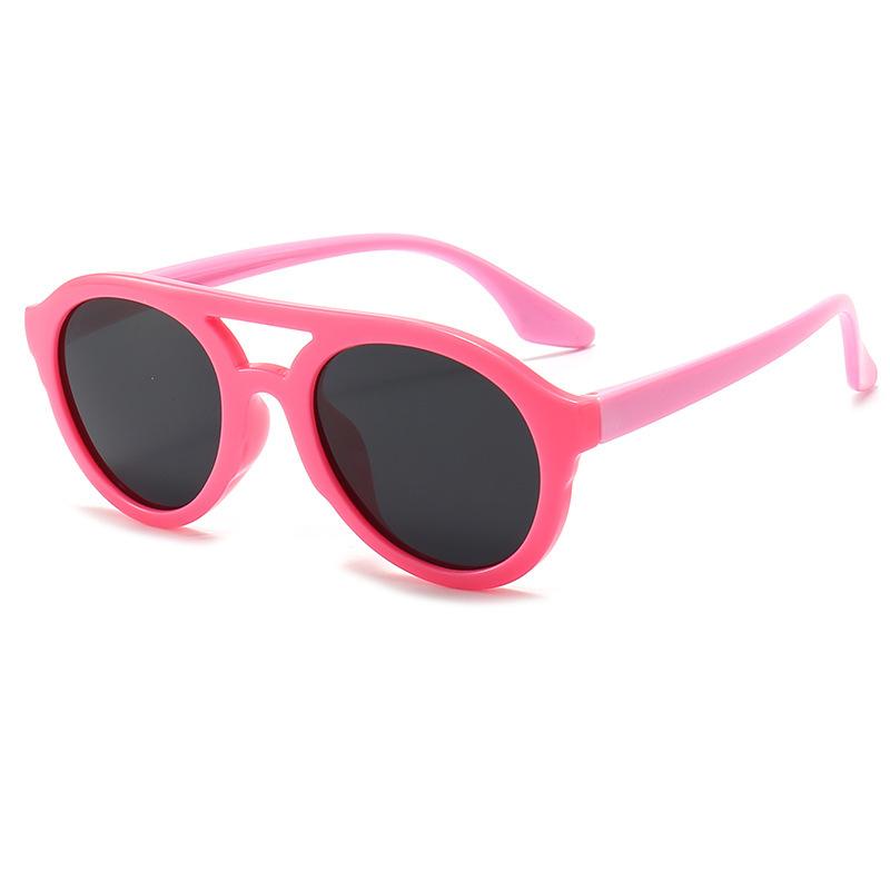 Trendy Fashion Kids' Polarized Aviator Sunglasses Durable Shatterproof Lens Anti-Glare Uv Protection Sunglasses 1029