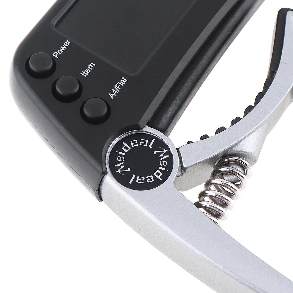 Гитарный каподастр Meideal TCapo20 со светодиодным экраном 1,6 дюйма + высокая чувствительность и точность