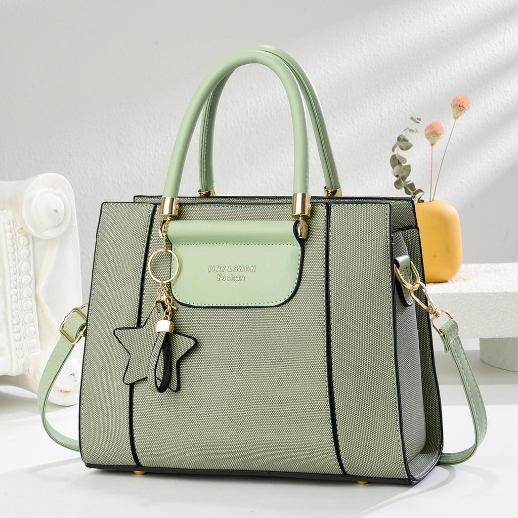 Новая лоскутная сумка Macaron Fashion Crossbody с высоким уровнем внешнего вида, женская сумка на одно плечо, модная сумка большой емкости