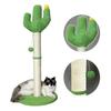 Cat Scratching Post Tall Cactus Sisal Scratcher Post with Interactive Ball Cat