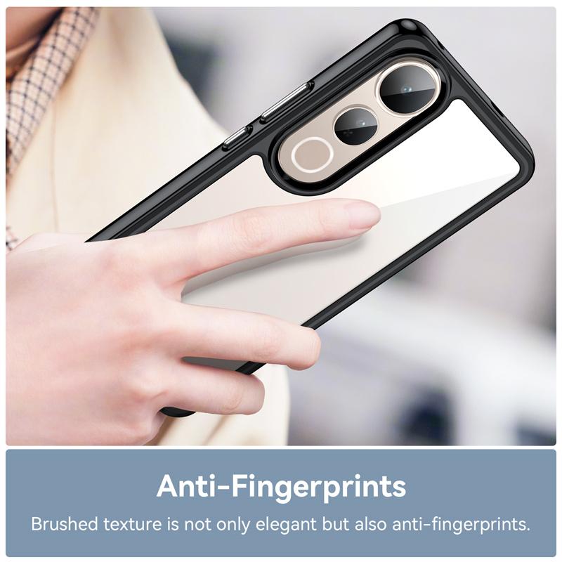 Новый прозрачный цветной ТПУ чехол для Vivo V50 Lite 5G 4G Защитная крышка Прозрачный Coque Fundas